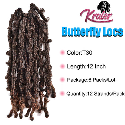 Butterfly Locs With Color Pre-Colored Bueterfly Knotless Braids Locs